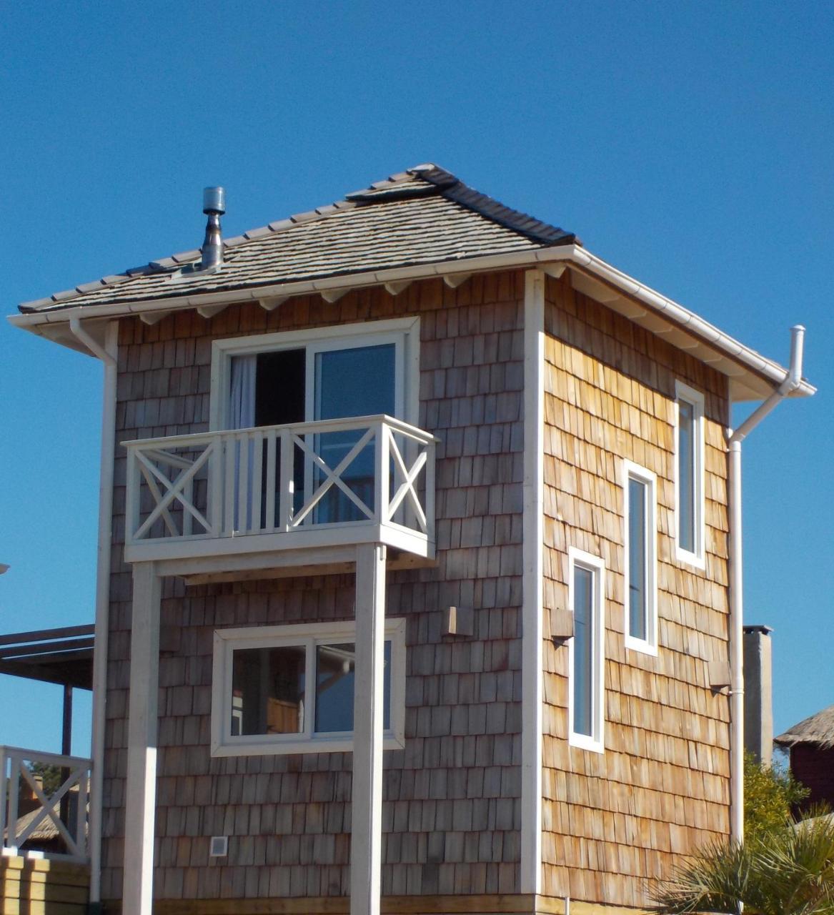 Las Escamadas Ecocottage ปุนตาเดลดีอาโบล ภายนอก รูปภาพ