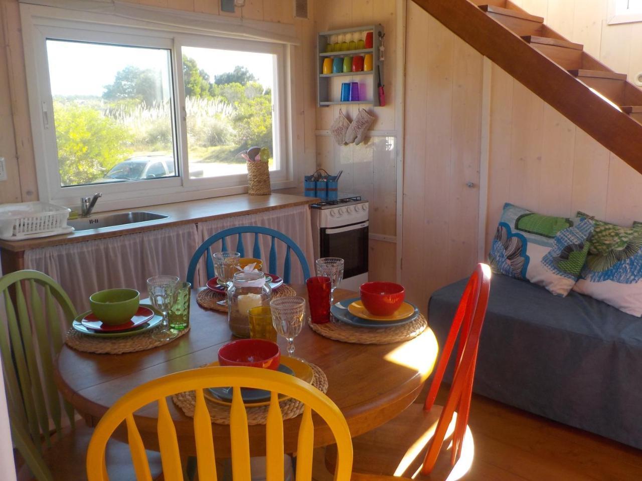 Las Escamadas Ecocottage ปุนตาเดลดีอาโบล ภายนอก รูปภาพ