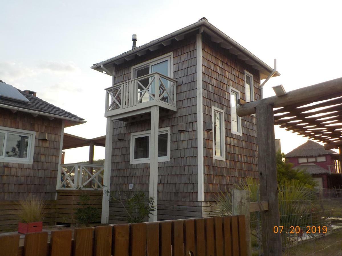 Las Escamadas Ecocottage ปุนตาเดลดีอาโบล ภายนอก รูปภาพ